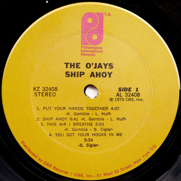 The O'Jays - Ship Ahoy - LP