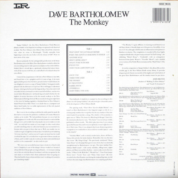 Dave Bartholomew - The Monkey - LP