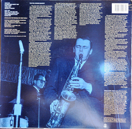 The Phil Woods Quartet - Warm Woods - LP