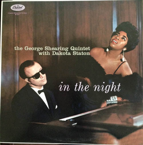 The George Shearing Quintet With Dakota Staton - In The Night - LP