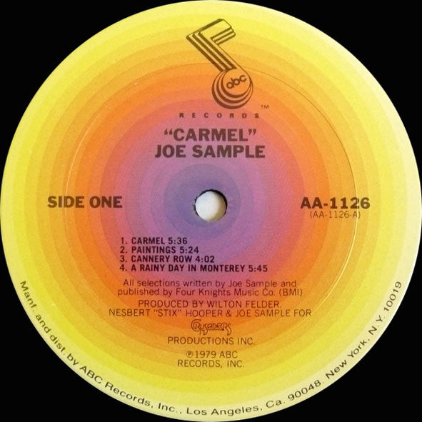 Joe Sample - Carmel - LP
