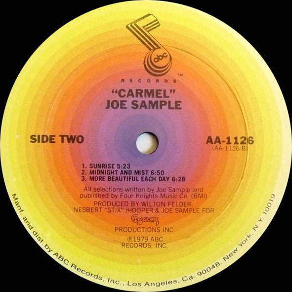 Joe Sample - Carmel - LP