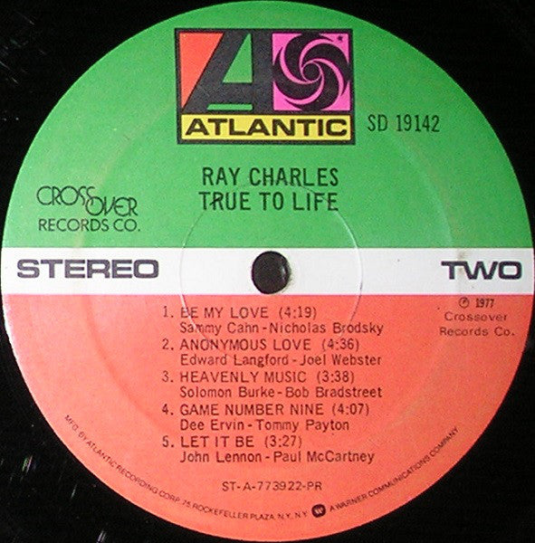 Ray Charles - True To Life - LP