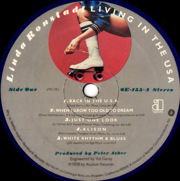 Linda Ronstadt - Living In The USA - LP