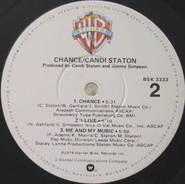 Candi Staton - Chance - LP