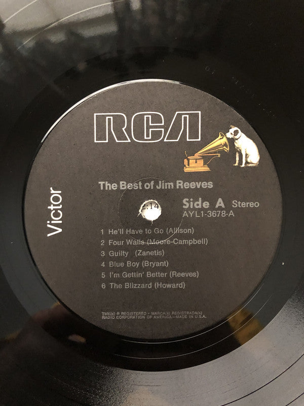 Jim Reeves - The Best Of Jim Reeves - LP