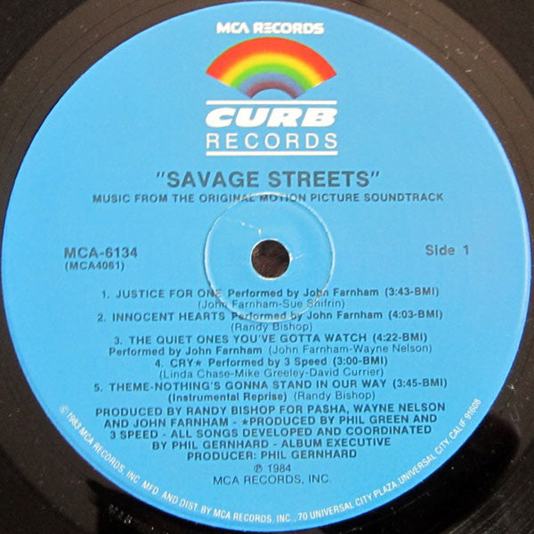 Various - Savage Streets - Music From The Original Motion Picture Soundtrack - LP