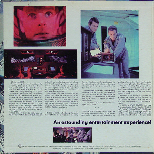 Various - 2001: A Space Odyssey (Music From The Motion Picture Sound Track) - LP
