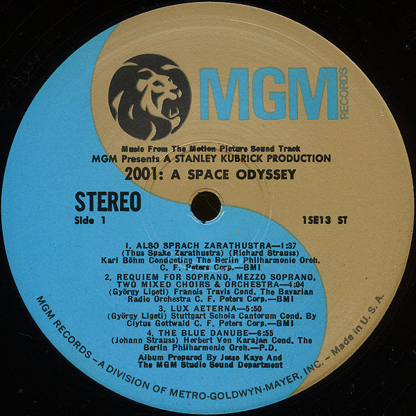 Various - 2001: A Space Odyssey (Music From The Motion Picture Sound Track) - LP
