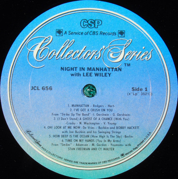 Lee Wiley - Night In Manhattan - LP
