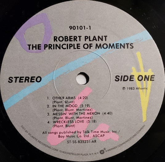 Robert Plant - The Principle Of Moments - LP