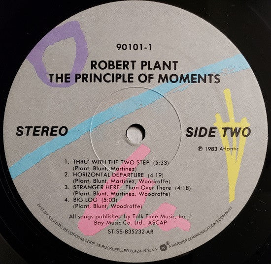 Robert Plant - The Principle Of Moments - LP