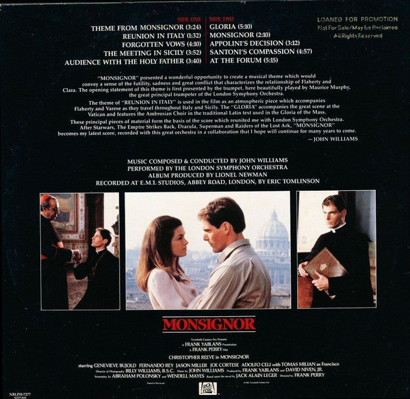John Williams , London Symphony Orchestra* - Monsignor - LP