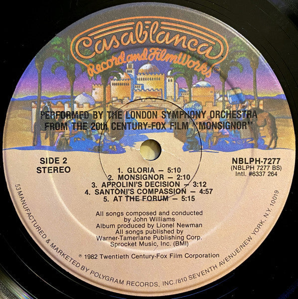 John Williams , London Symphony Orchestra* - Monsignor - LP
