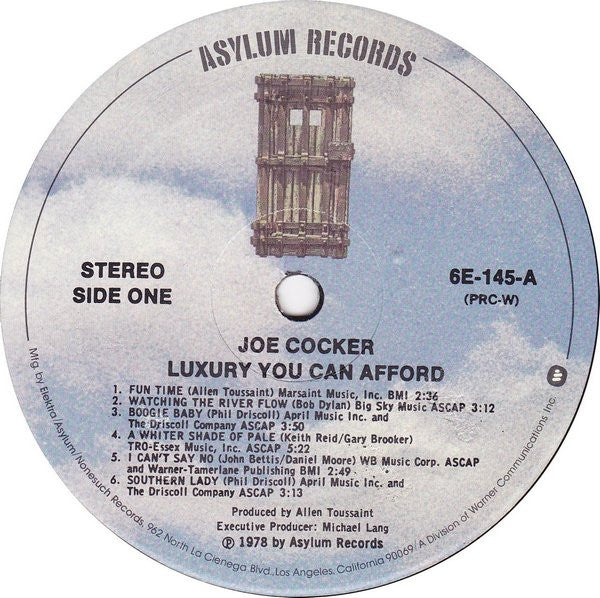 Joe Cocker - Luxury You Can Afford - LP