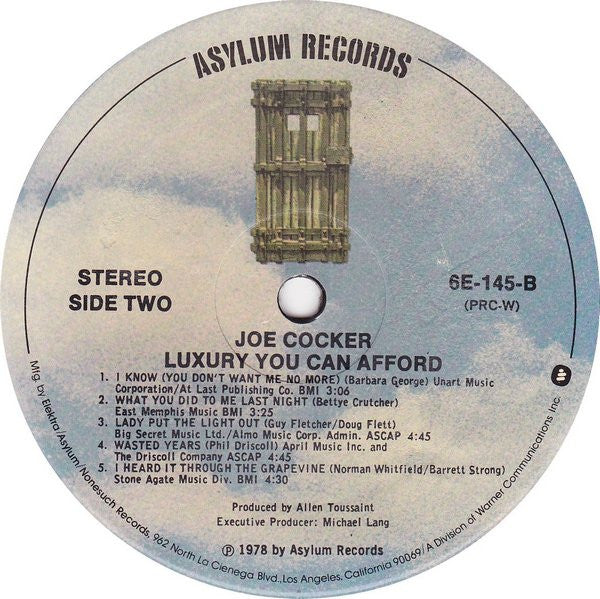 Joe Cocker - Luxury You Can Afford - LP