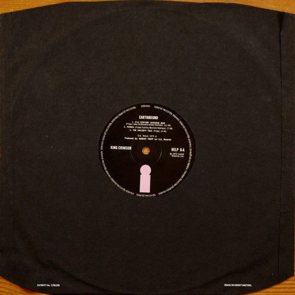 King Crimson - Earthbound - LP