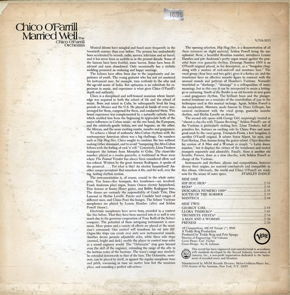 Chico O'Farrill - Married Well - LP