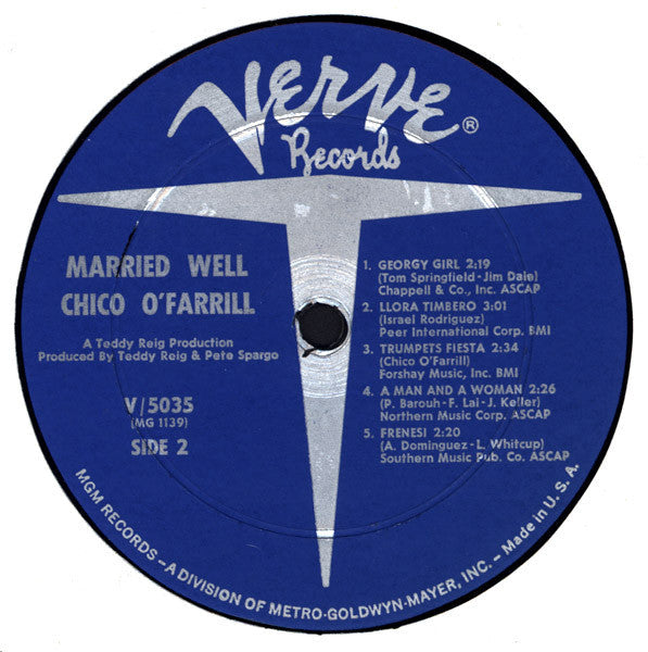 Chico O'Farrill - Married Well - LP