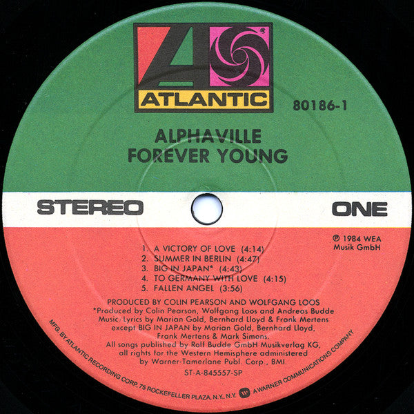 Alphaville - Forever Young - LP