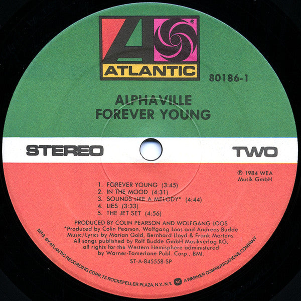 Alphaville - Forever Young - LP