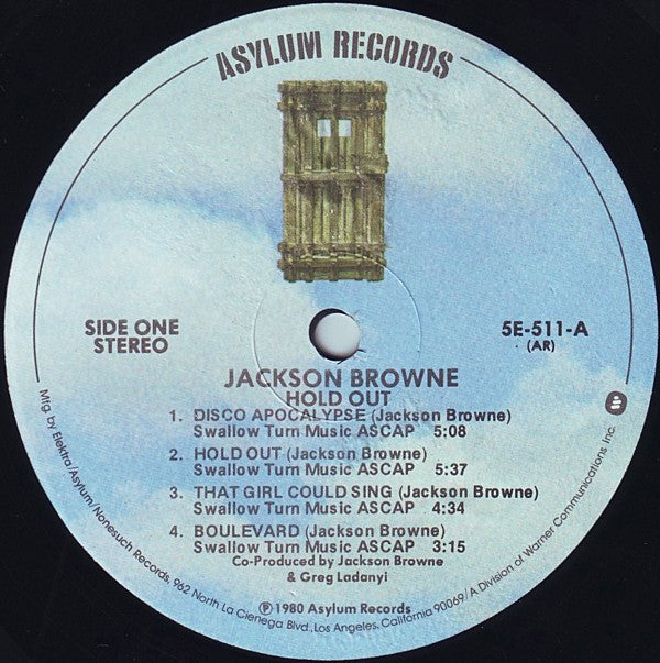 Jackson Browne - Hold Out - LP