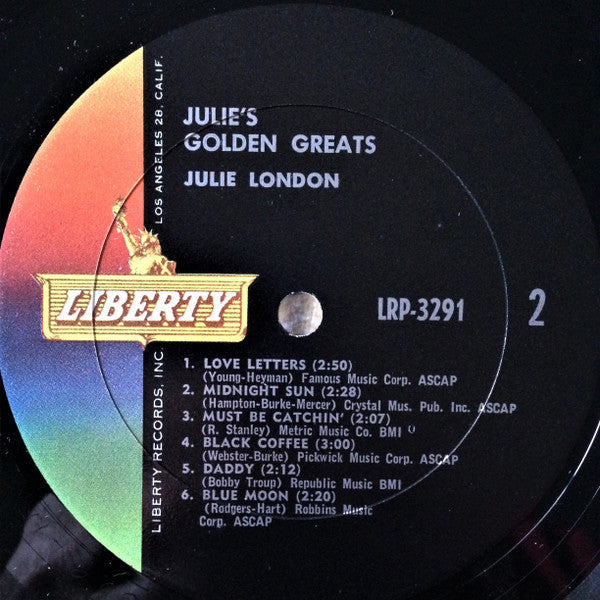 Julie London - Julie's Golden Greats - LP