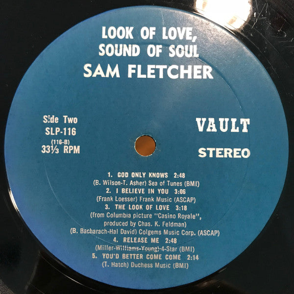 Sam Fletcher - The Look Of Love The Sound Of Soul - LP