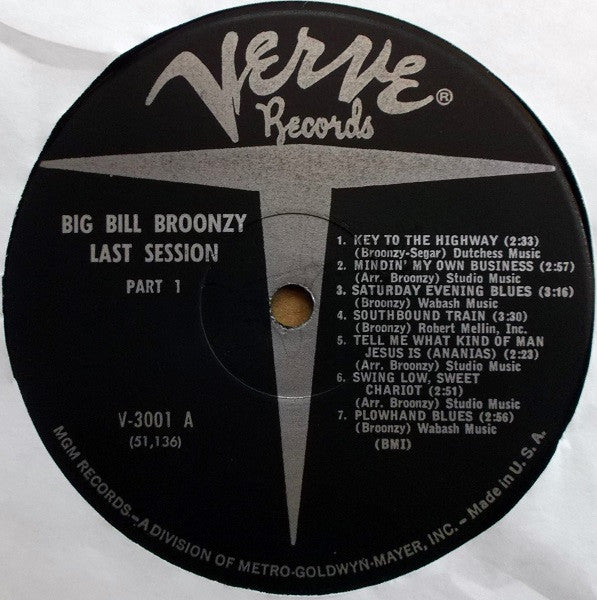 Big Bill Broonzy - Last Session Part 1 - LP