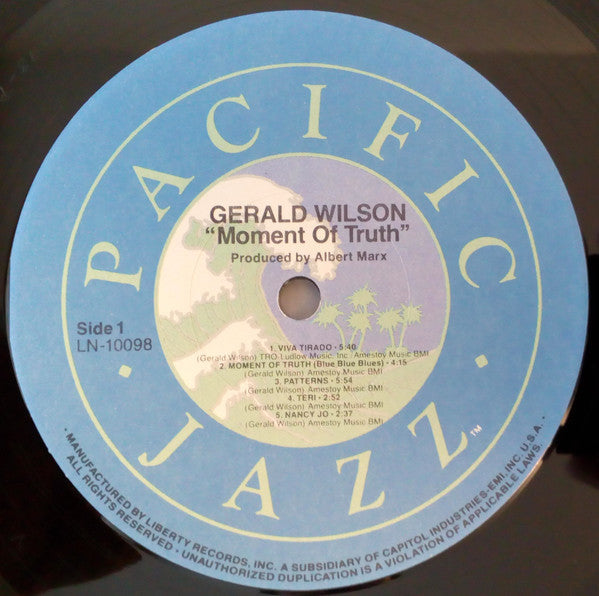 Gerald Wilson - Moment Of Truth - LP
