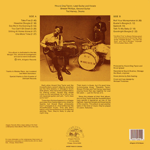 Hound Dog Taylor And The HouseRockers* - Natural Boogie - LP