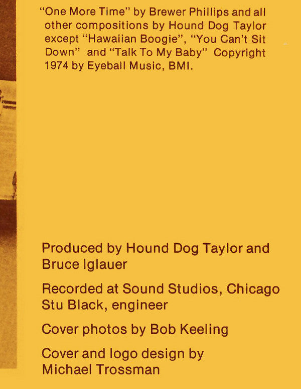 Hound Dog Taylor And The HouseRockers* - Natural Boogie - LP