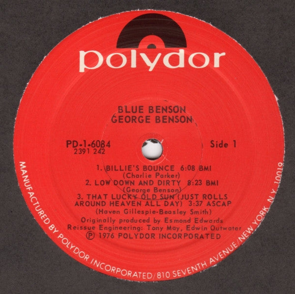 George Benson - Blue Benson - LP