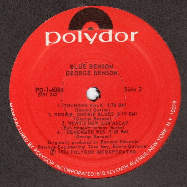 George Benson - Blue Benson - LP