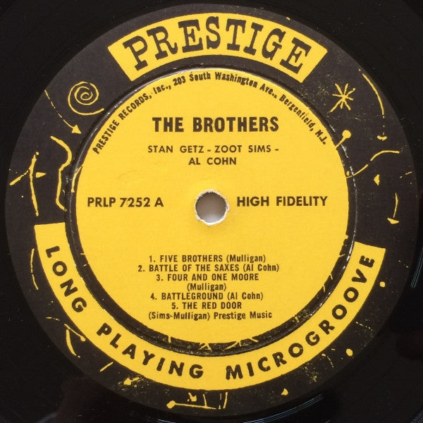 Stan Getz, Zoot Sims & Al Cohn - The Brothers - LP