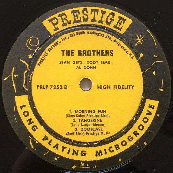 Stan Getz, Zoot Sims & Al Cohn - The Brothers - LP