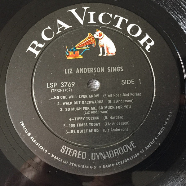 Liz Anderson - Liz Anderson Sings - LP