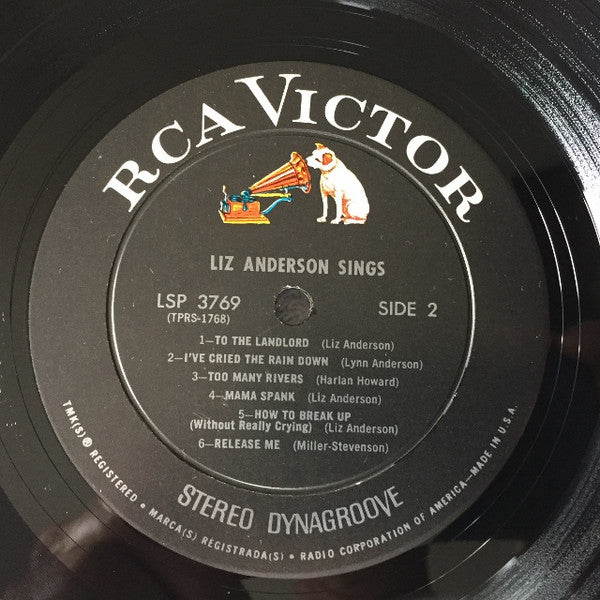 Liz Anderson - Liz Anderson Sings - LP