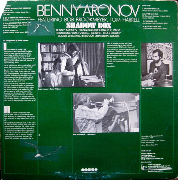 Benny Aronov* - Shadow Box - LP