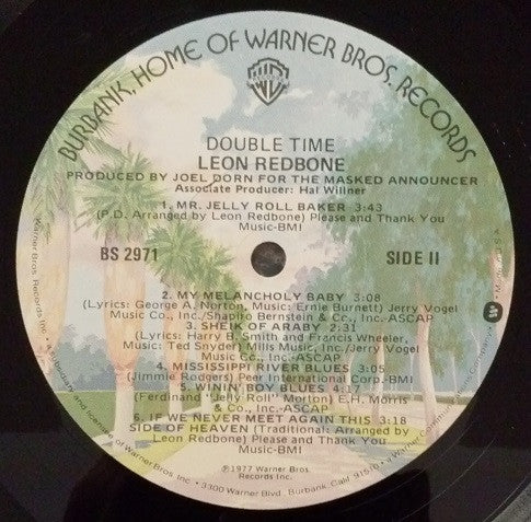 Leon Redbone - Double Time - LP