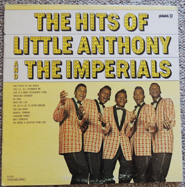 Little Anthony & The Imperials - The Hits Of Little Anthony And The Imperials - LP