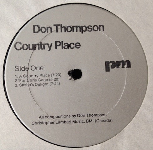 Don Thompson (2) - Country Place - LP