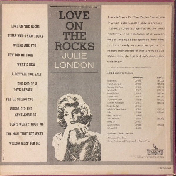 Julie London - Love On The Rocks - LP