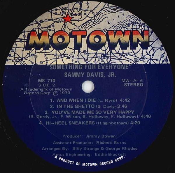 Sammy Davis Jr. - Something For Everyone - LP
