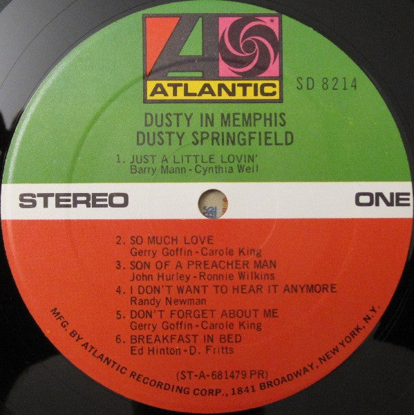 Dusty Springfield - Dusty In Memphis - LP