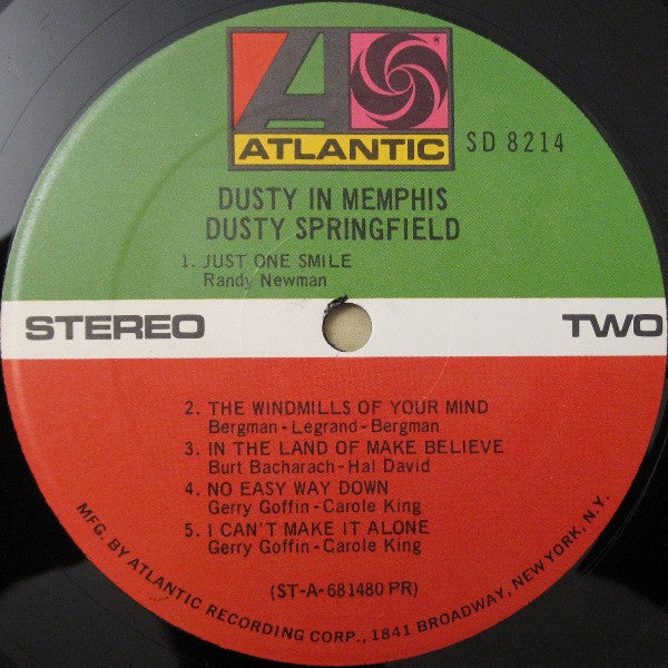 Dusty Springfield - Dusty In Memphis - LP
