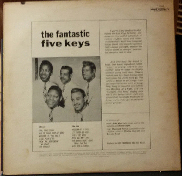The Five Keys - The Fantastic Five Keys - LP