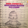 Brahms* / Boston Symphony Orchestra, Erich Leinsdorf - Symphony No. 4 In E Minor - LP