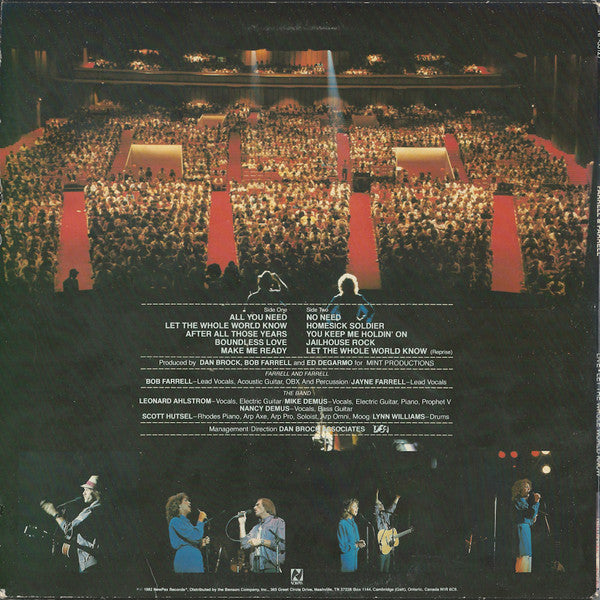 Farrell & Farrell* - Let The Whole World Know • Live - LP