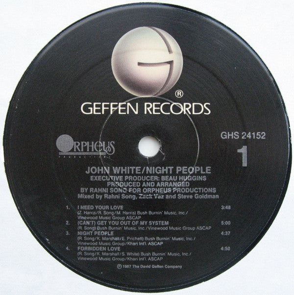 John White (2) - Night People - LP